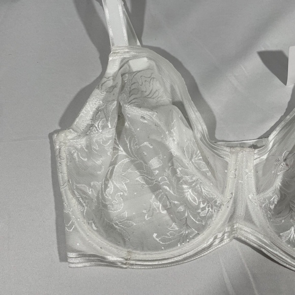 NEW Wacoal [ 34G‎ ] Net Effect Underwire Bra in White - Picture 5 of 12